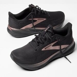 ▪️ BROOKS ▪️ Black and Rose Gold Women’s Athletic Shoes